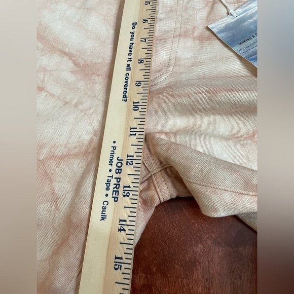 AG Jeans Alexxis Vintage High-Rise Straight Crop in Tie-Dye Mauve Orchid 32R - Picture 8 of 16